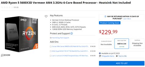 AMD Ryzen 5 5600X3D CPU Official For 229 US The Most Affordable 3D V