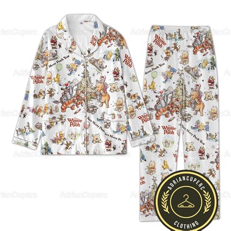 Christmas Winnie The Pooh Pajamas Set, Pooh Womens Pajamas sold by Flange Sophronia | SKU ...