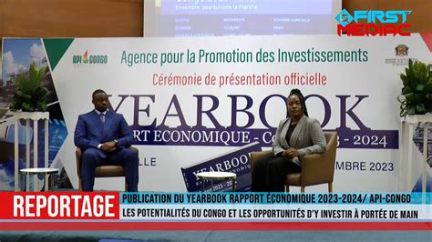 Yearbook 2023 2024 API Congo présente les potentialités et