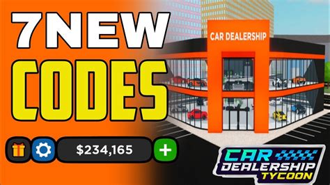 Latest All Working Codes For Car Dealership Tycoon Roblox Car Dealership Tycoon Codes Youtube