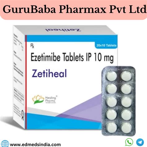 Ezetimibe 10 Mg Tablets Zetiheal 20 10 Treatment Cholesterol Loweing