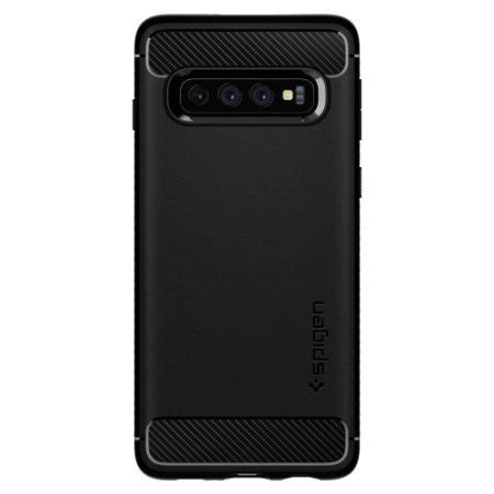 Spigen Rugged Armor Samsung Galaxy S10 Plus Case Black