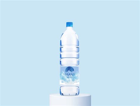 Free Water Bottle Mockup PSD Mockuptree