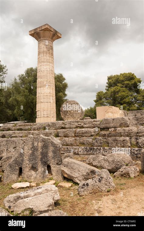 Temple Of Zeus In Olympia Immagini E Fotografie Stock Ad Alta