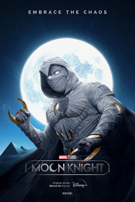 EMBRACE THE CHAOS! Moon Knight Poster. Art by: bakikaya.art : marvelstudios