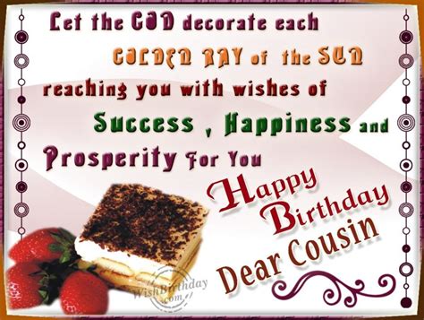 Birthday Wishes For Cousin In Law Happy Birthday Cousin Messages With Images Birthday Wishes