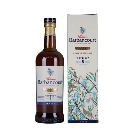 Barbancourt 8 Ans Dâge Réserve Spéciale Rhum De Haïti En Bouteille