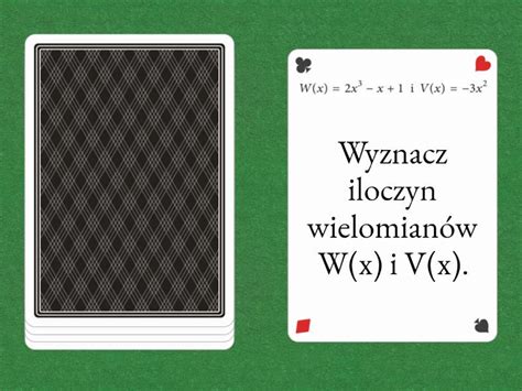 Działania na wielomianach Speaking cards