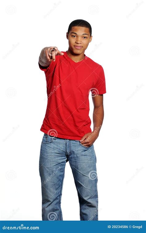 Adolescente Do Macho Do Americano Africano Foto De Stock Imagem De