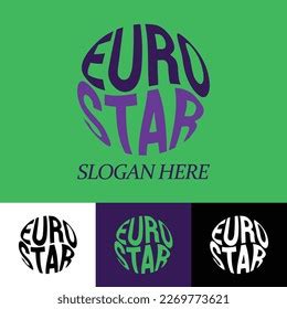 Eurostar Wordmark Logo Design Creative Eurostar Stock Vector (Royalty ...