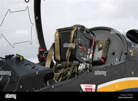 RAF Hawk Jet Trainer Aircraft Cockpit Stock Photo - Alamy