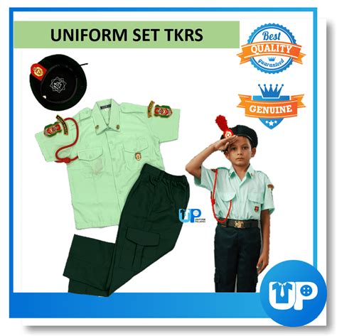 Baju Uniform Tkrs Sekolah Rendah Perempuan 1 Murid 1 Sukan Pakaian