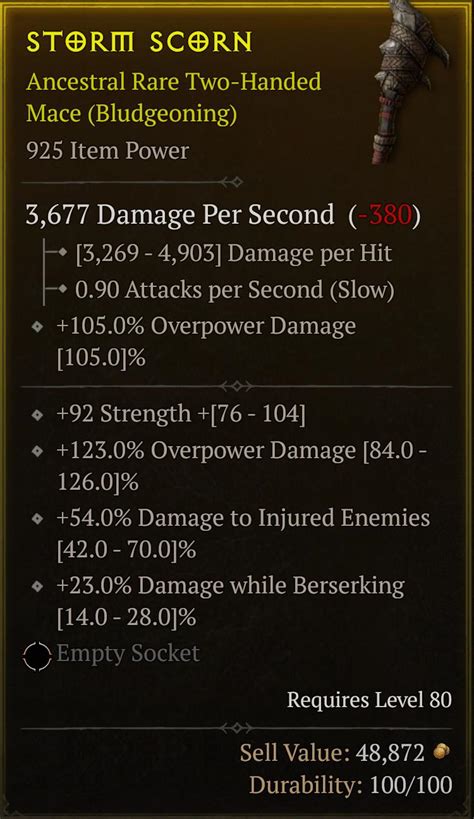 3 4 Hota Mace Strength Op Berserking Topic D2jsp