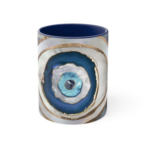 Evil Eye Coffee Mug No Bad Vibes Spiritual Gifts For Her Or Him Evil