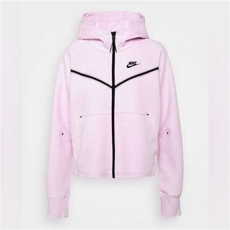 Pink Nike Tech Fleece Womans Nike Tech Jacket Nike Tech Fleece Nike Women Outfits