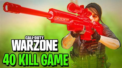 Modern Warfare 40 Kill Warzone Battle Royale Game Call Of Duty Mw Warzone Br Youtube