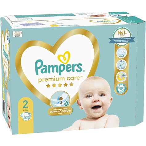 Pampers Premium Care pelenka, Mini 2, 4-8 kg, Mega box, 136 db - eMAG.hu