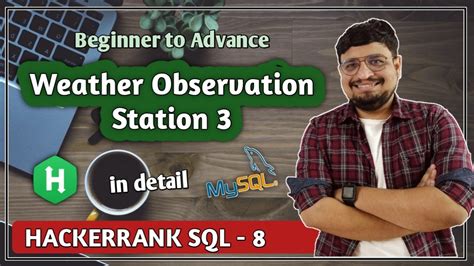 Weather Observation Station Solution Solutions Of Hackerrank Sql