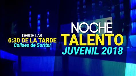 Spot Noche De Talentos 2018 Coieam Youtube