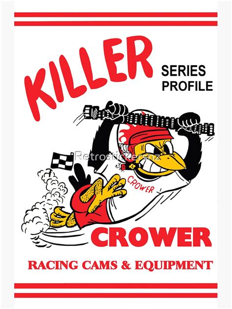 Crower Racing Cams Sticker For Sale By Retrostickersnz Redbubble