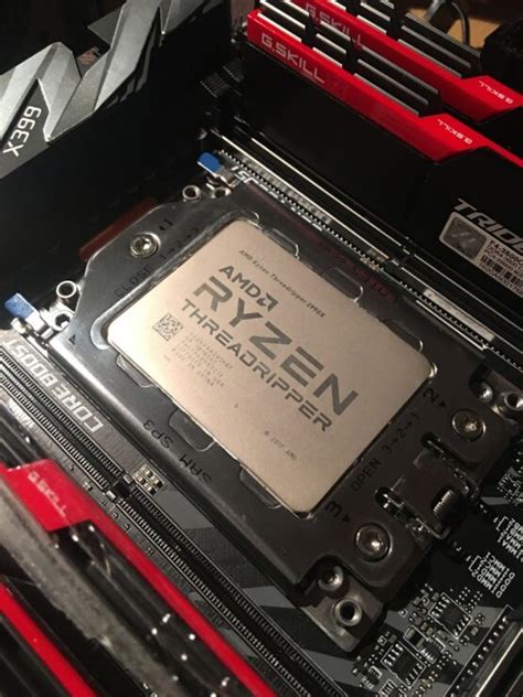 Amd Ryzen Threadripper Wx Overclocked To Ghz Across All Cores