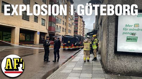 Explosion på Andra Långgatan i Göteborg YouTube