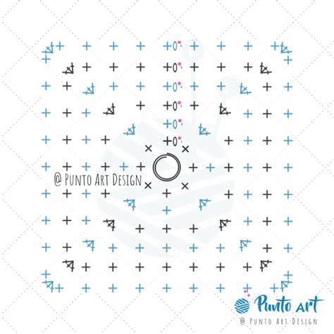 Geometric Shapes ⋆ Crochet Diagrams ⋆ Free Patterns ⋆ Punto Art Design