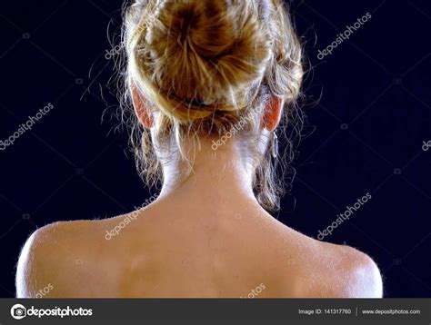 Naked Back Woman Nude Shoulders Girl Stock Photo By Poznyakov