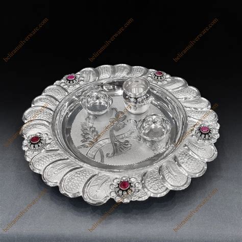 Silver Pooja Thali Archives Beliram Silverware