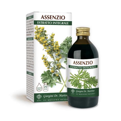 Assenzio Estratto Integrale Analcoolico 200ml Dr Giorgini Dottor