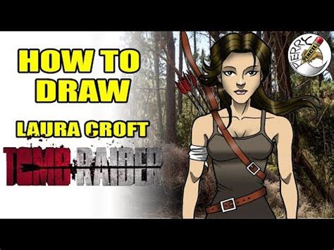 How To Draw Laura Croft From Tomb Raider Easy Step By Step Narrated