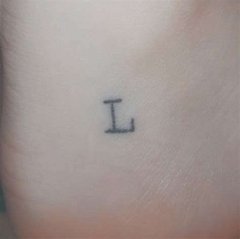 Tattoo letter L | Letter l tattoo, L tattoo, Tattoo lettering