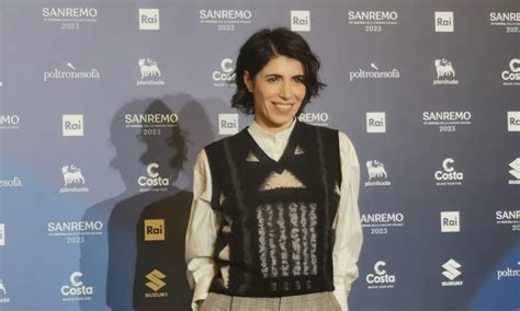 Sanremo 2023 Giorgia Prima Star In Conferenza Stampa All Ariston Per