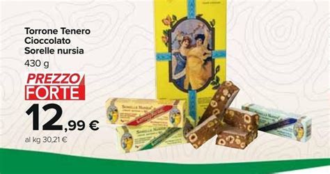 Offerta Torrone Tenero Cioccolato Sorelle Nurzia Di Carrefour Iper