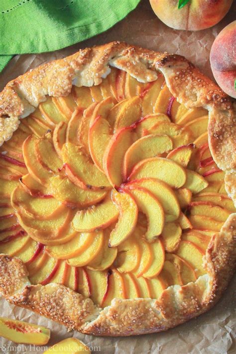 Easy Peach Galette Recipe Simply Home Cooked