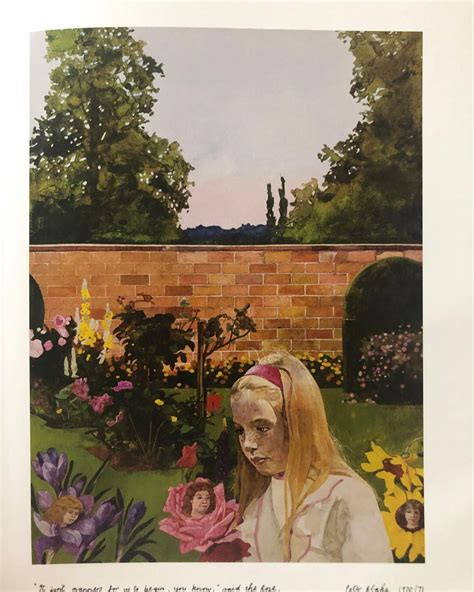 Peter Blake On Instagram Watercolour From Alice Through The Looking