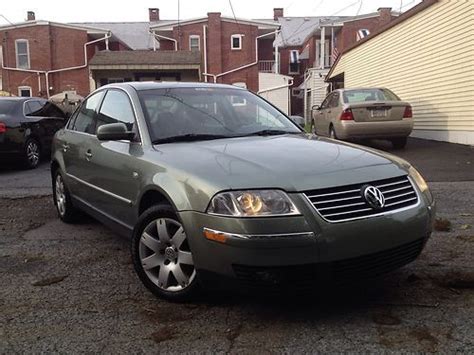 Sell Used 2003 Volksgen Passat Glx 4 Motion In Denver Pennsylvania United States