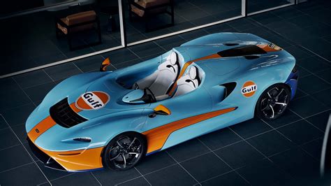 Mclaren Celebrates New Partnership With Gulf Oil With Gulf Livery