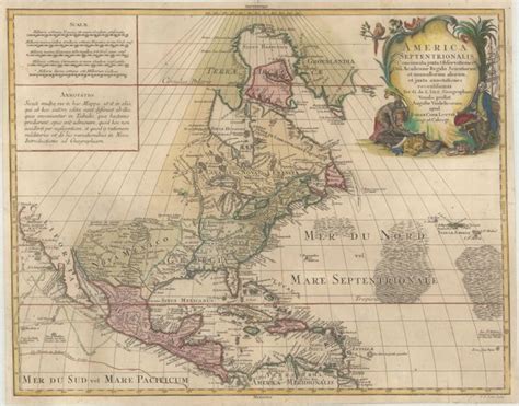 America Septentrionalis Concinnata Juxta Observationes Dnn By Lotter