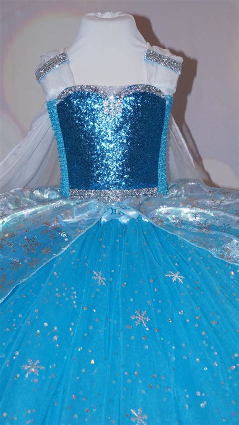 Princess Elsa Frozen Inspired Tutu Dress Pageant Ball Gown Etsy