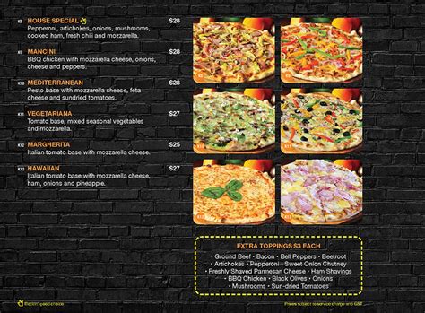 FOOD MENU | WAREHOUSE