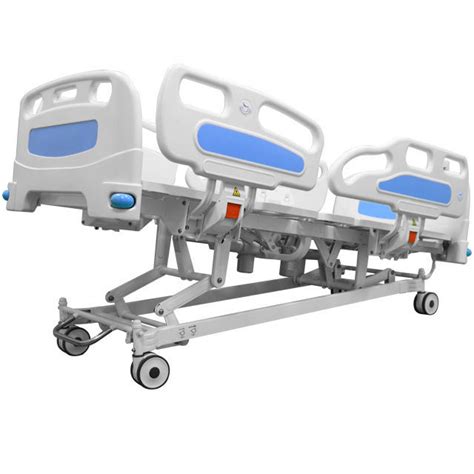 Portable Casters Function Folding Metal Medical Furniture Adjustable