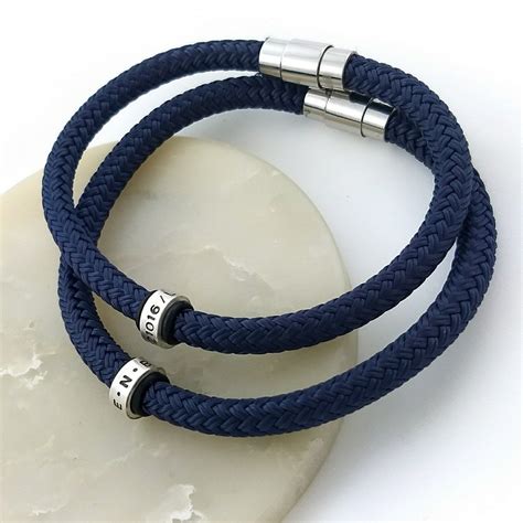 Mens Blue Rope Bracelets At Denise Allison Blog