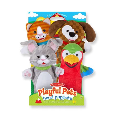 Melissa And Doug Hand Puppets Playful Pets Crafts Direct