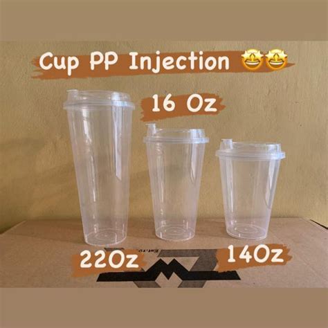 Jual Gelas Cup Pp Injection Oz Oz Oz Tutup Gelas Fore