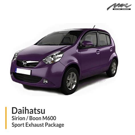 Daihatsu Sirion / Daihatsu Boon M600 1.3L& 1.5L Sport Exhaust Package ...