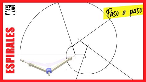 Cómo dibujar una Espiral de Núcleo Pentagonal o Envolvente de un