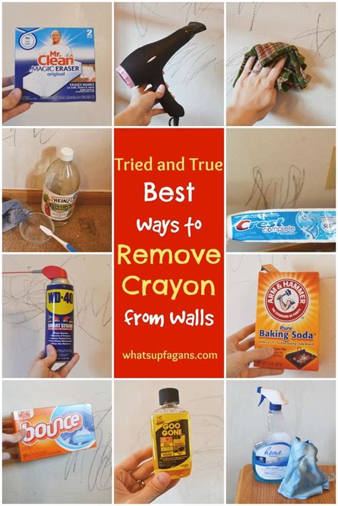 Methods That Really Work To Remove Crayon From Walls Cleaning Hacks