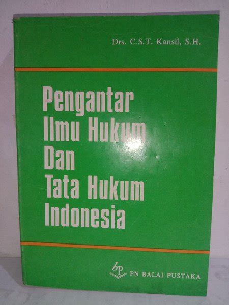 Jual BUKU ORIGINAL PENGANTAR ILMU HUKUM DAN TATA HUKUM INDONESIA