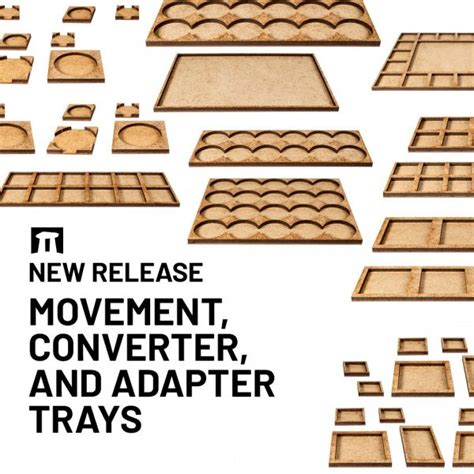 Avance Miniaturil Peanas De Todos Los Tipos Y Bandejas De Movimiento